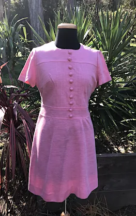 1960 / 70s Dress #C255  FREE  AUS POSTAGE