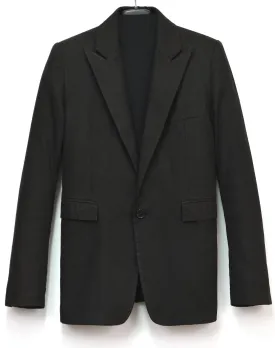 1998 Overdyed Cotton 'SATAN' Peak Lapel Blazer