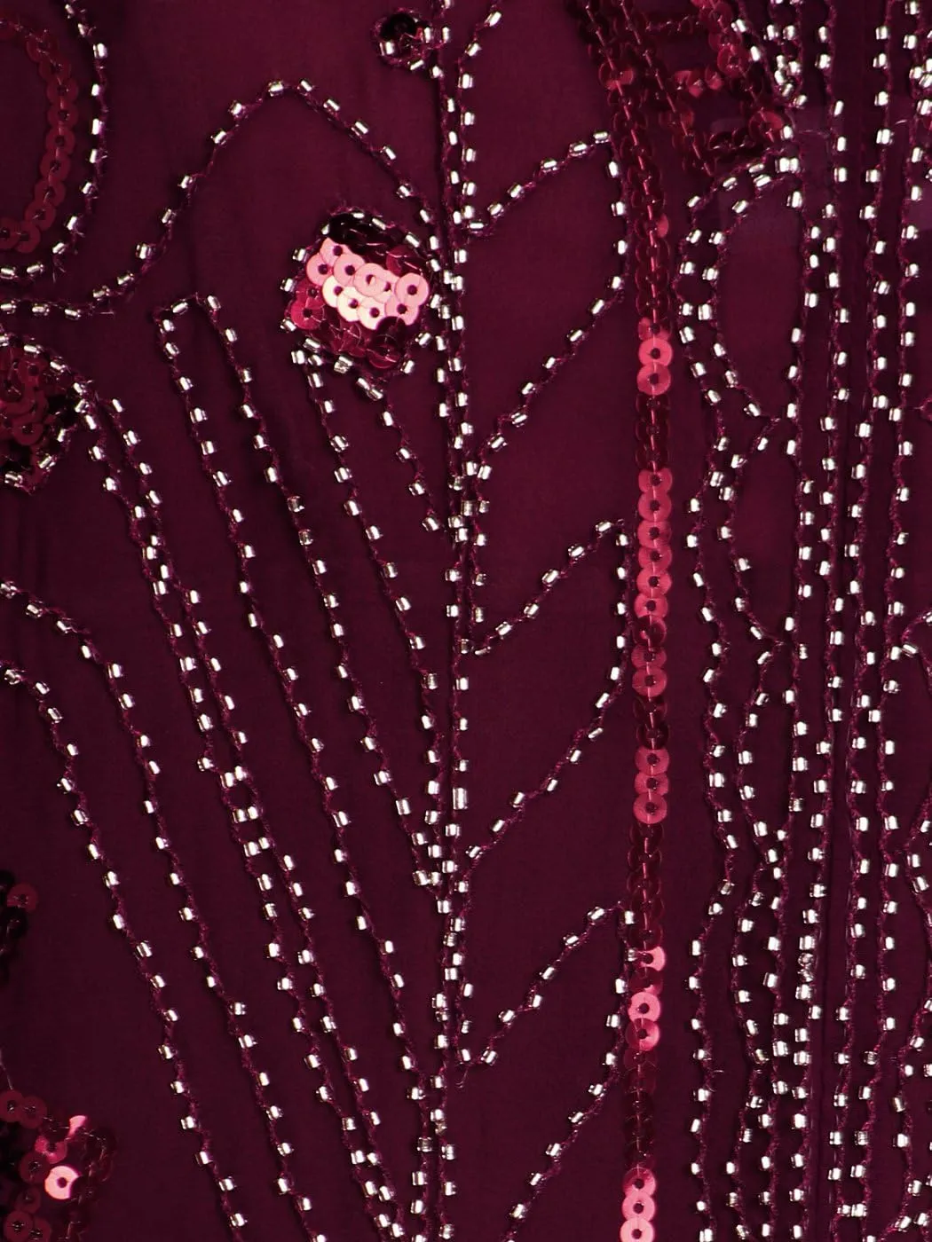 Anna-Kaci Womens Oversized Gatsby Hand Beaded Fringed Sequin Evening Shawl Wrap