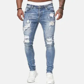 Antonios Biker Ripped Jeans