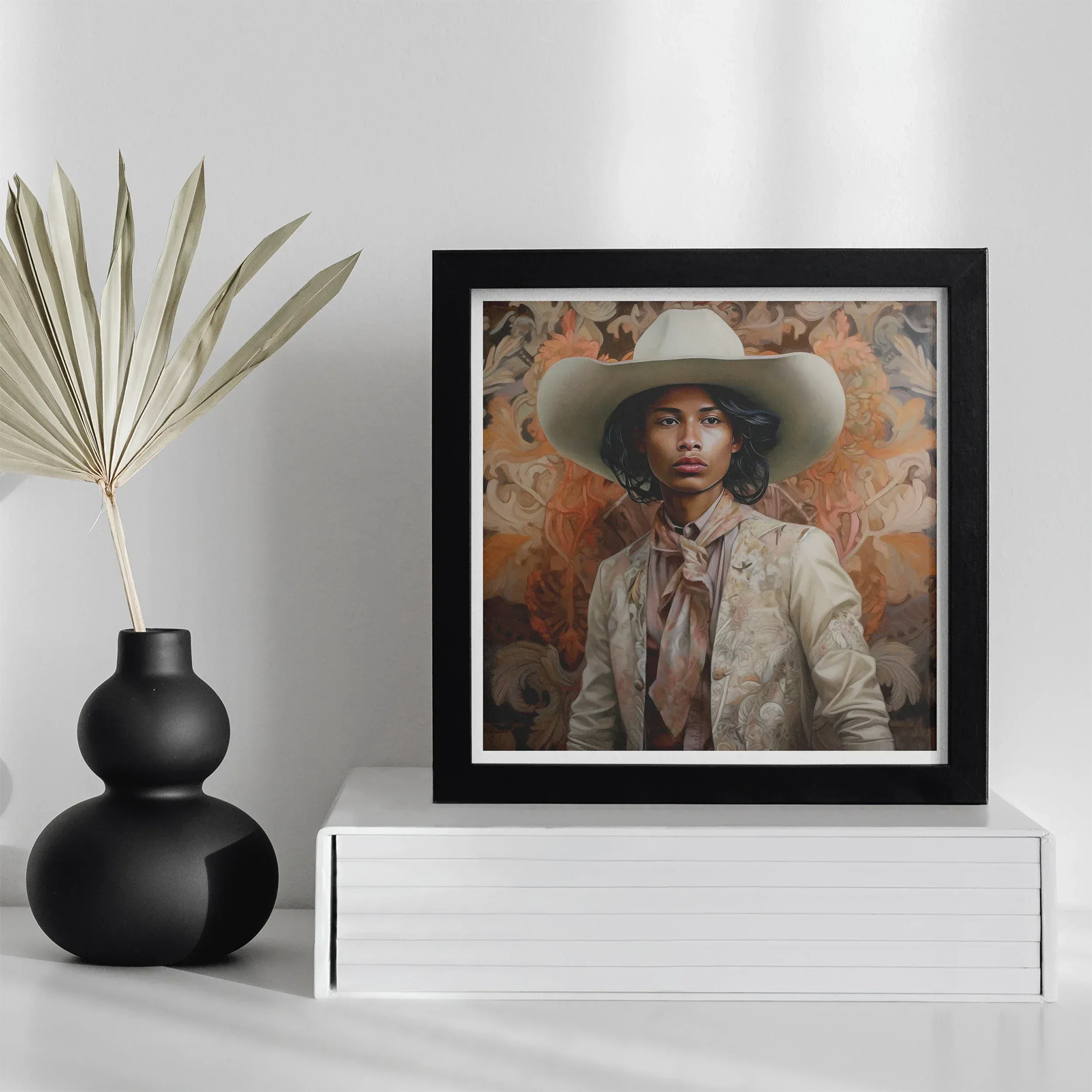Arjuna - Gay Tamil Cowboy Dandy Art Print