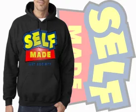 Art Society x Retro Kings SELF MADE 3D HOODIE BLACK