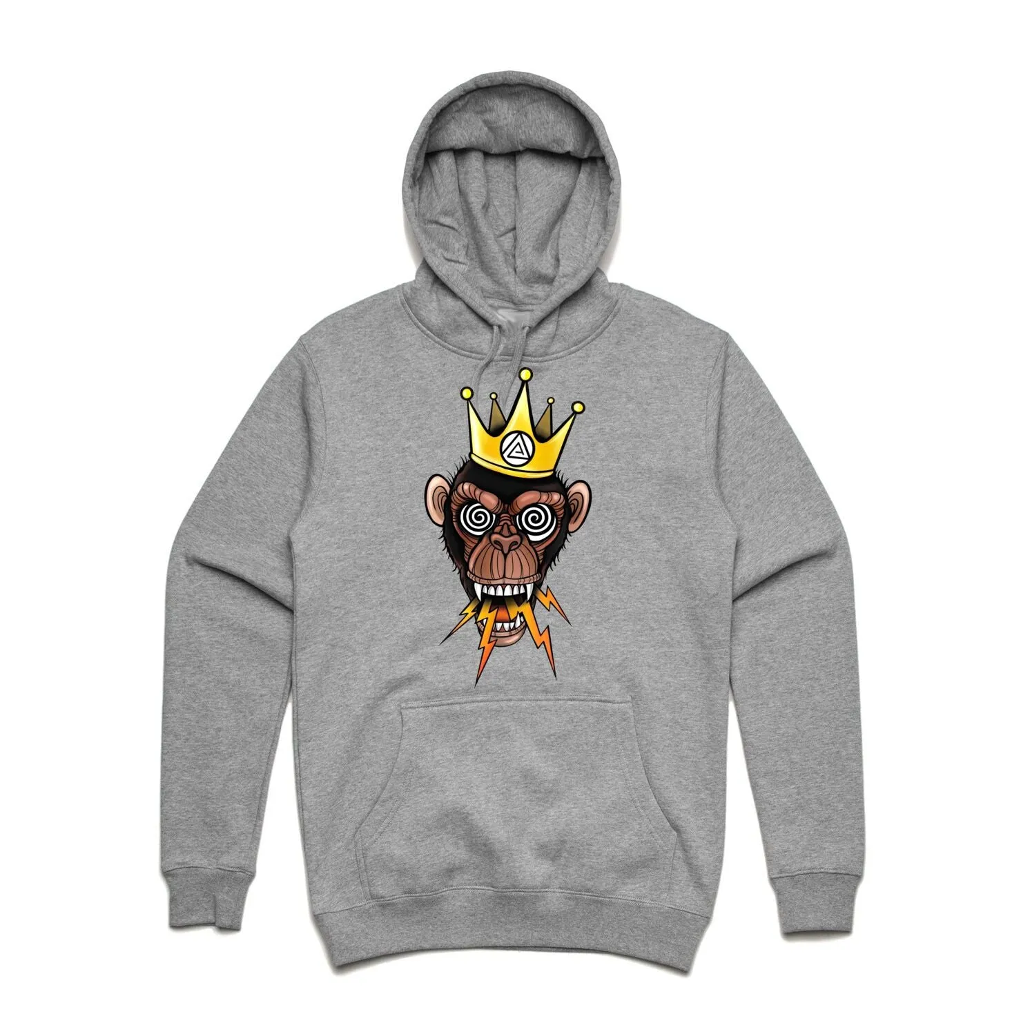 Art Society x Retro Kings THE MAD KING HOODIE GREY