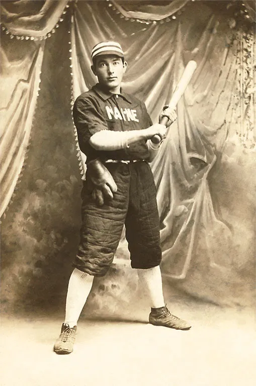 AS-38 Old Time Ballplayer - Vintage Image