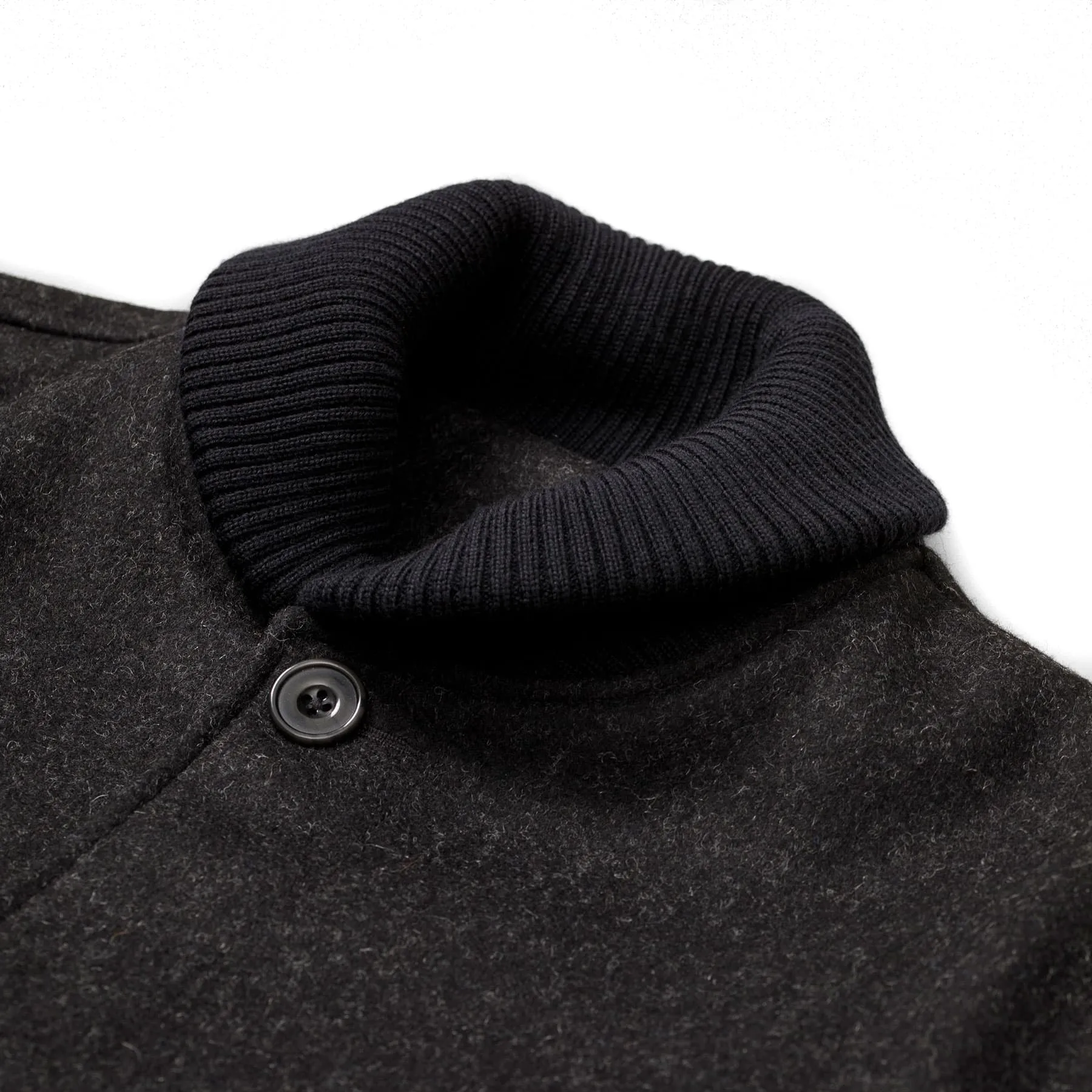 Atlas Lined Wool Jacket - Charcoal