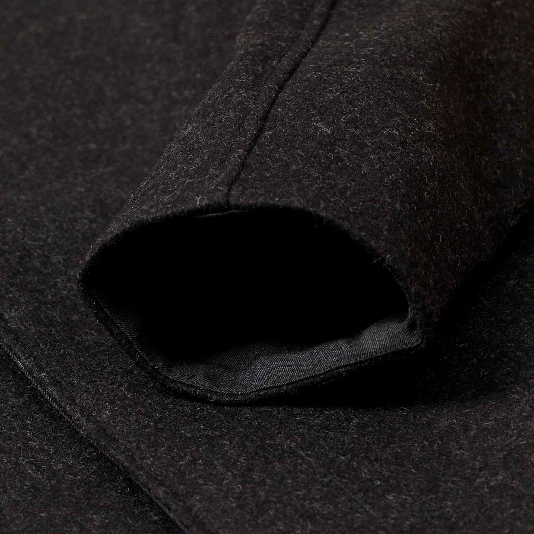 Atlas Lined Wool Jacket - Charcoal