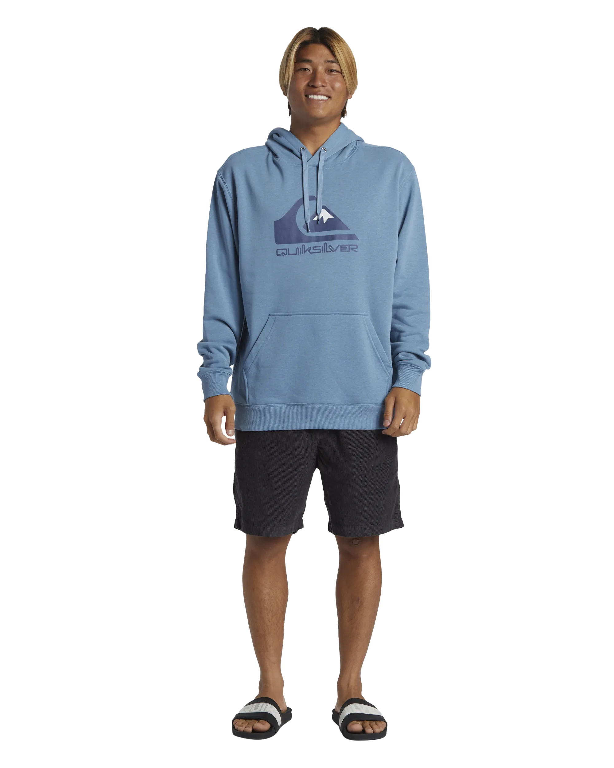 Big Logo Hoodie in Blue Shadow
