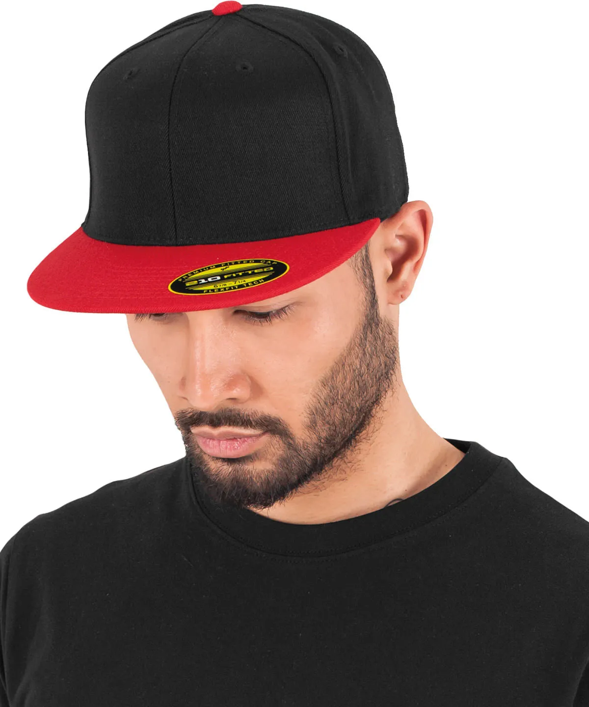 Black/Grey - Premium 210 fitted 2-tone (6210T)