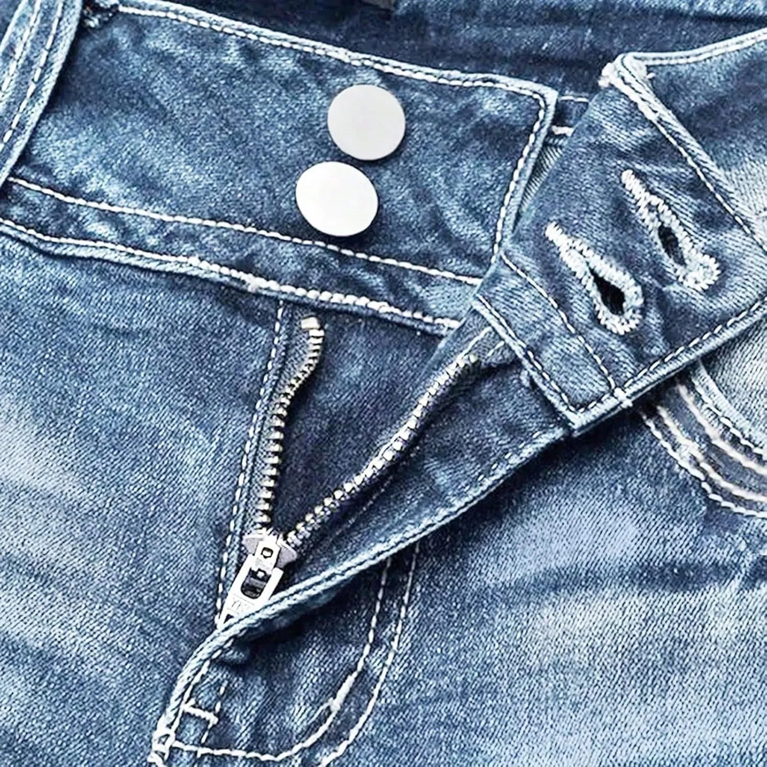 Bootcut Jeans for Women Low Rise Vintage Distressed Jeans 90S Flare Denim Trousers with Pockets Denim Ankle Pants