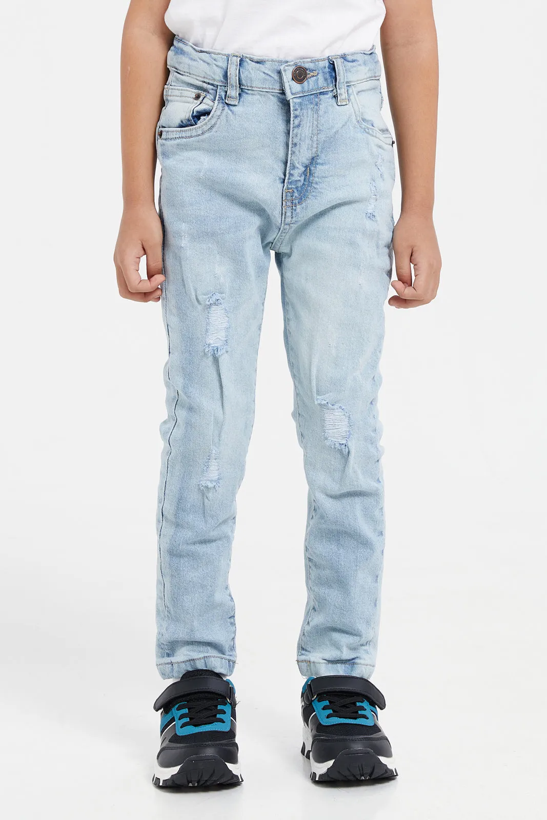 Boys Blue Ripped Jeans