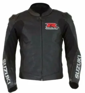 Brand New Suzuki Motorcycle Racing Leather Jacket