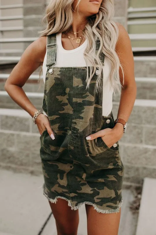 Camo Overall Dress