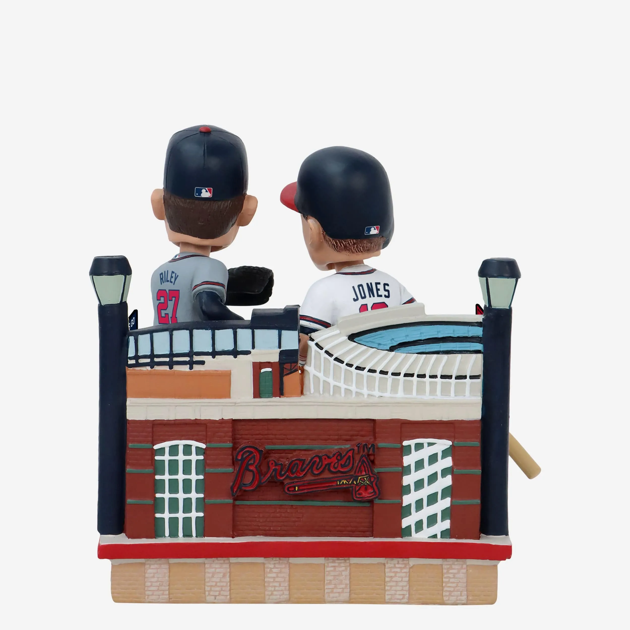 Chipper Jones & Austin Riley Atlanta Braves Then and Now Bobblehead