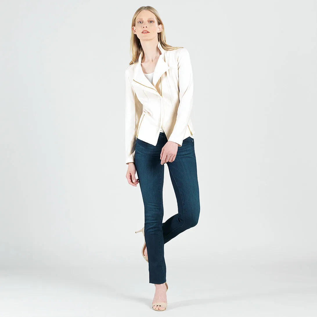 Clara Sun Woo Liquid Metal Jacket - Ivory