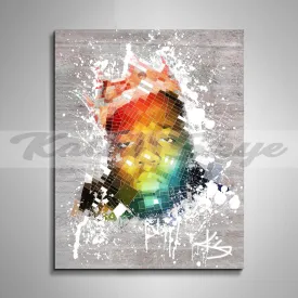 Contemporary Canvas Print Inspired by Biggie Smalls The Notorious B.I.G. // MUS-BG01