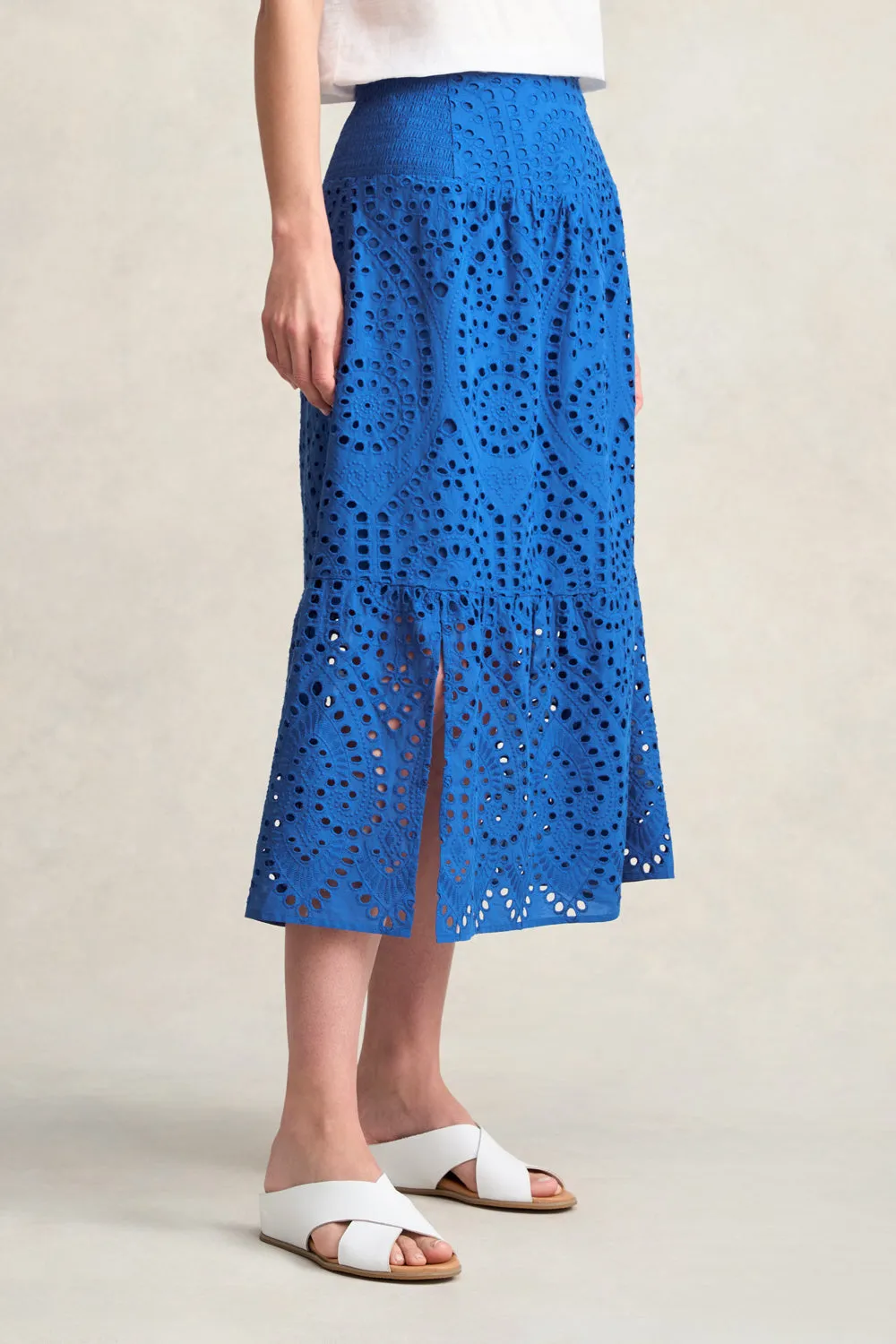 Cotton Broderie Skirt