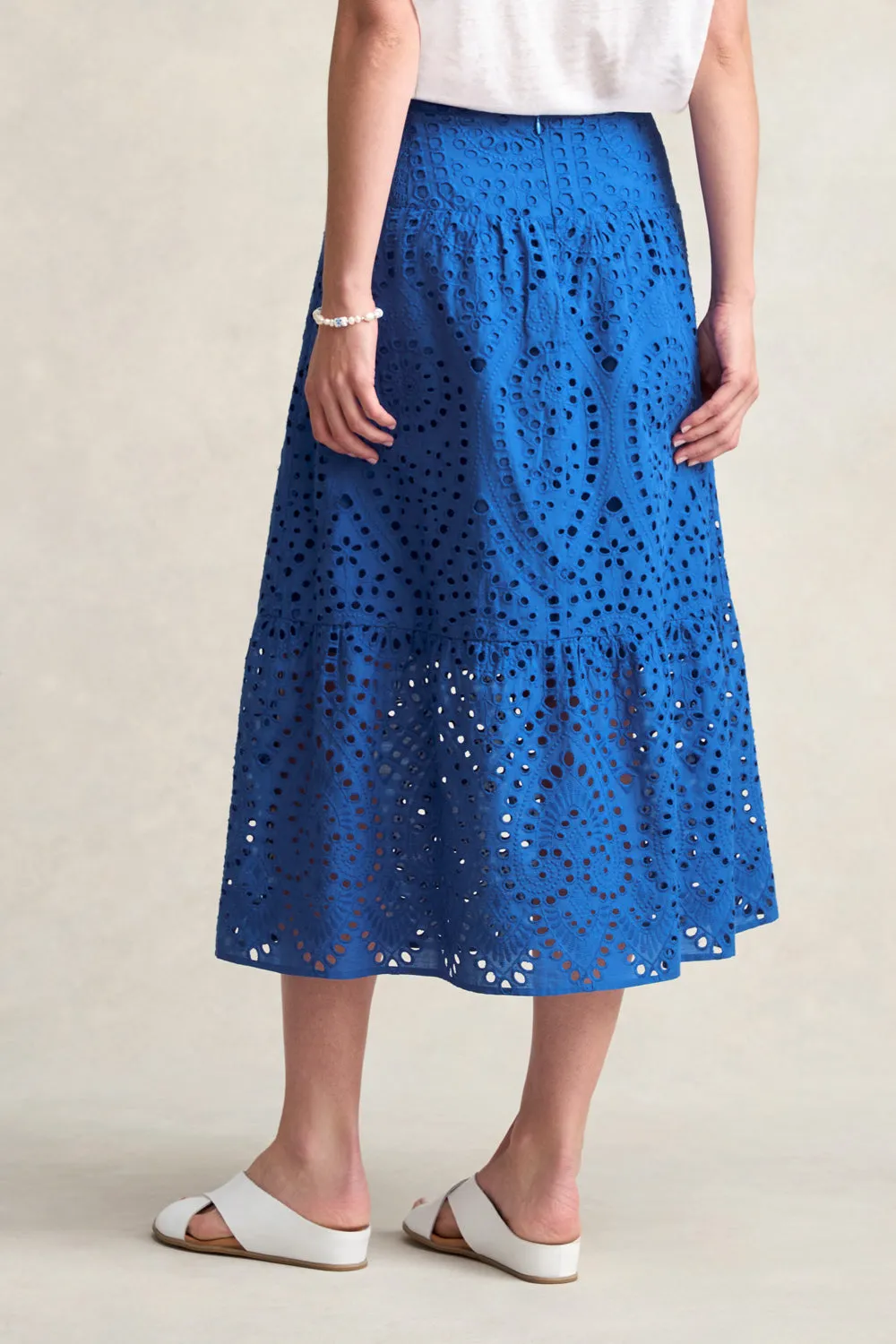Cotton Broderie Skirt
