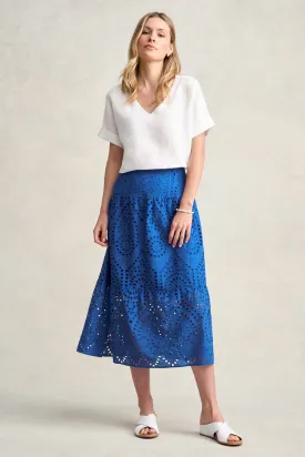 Cotton Broderie Skirt