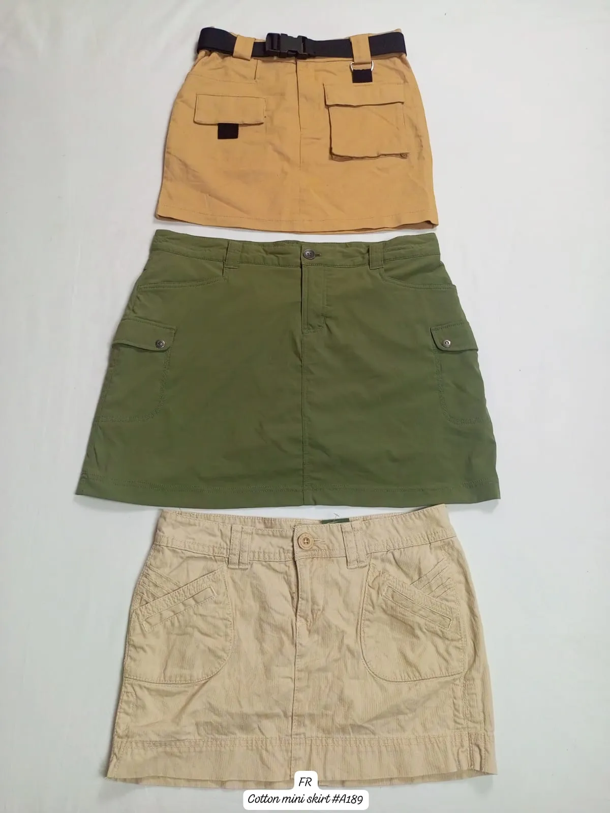 Cotton Mini Skirt