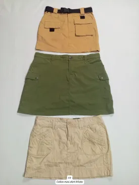 Cotton Mini Skirt