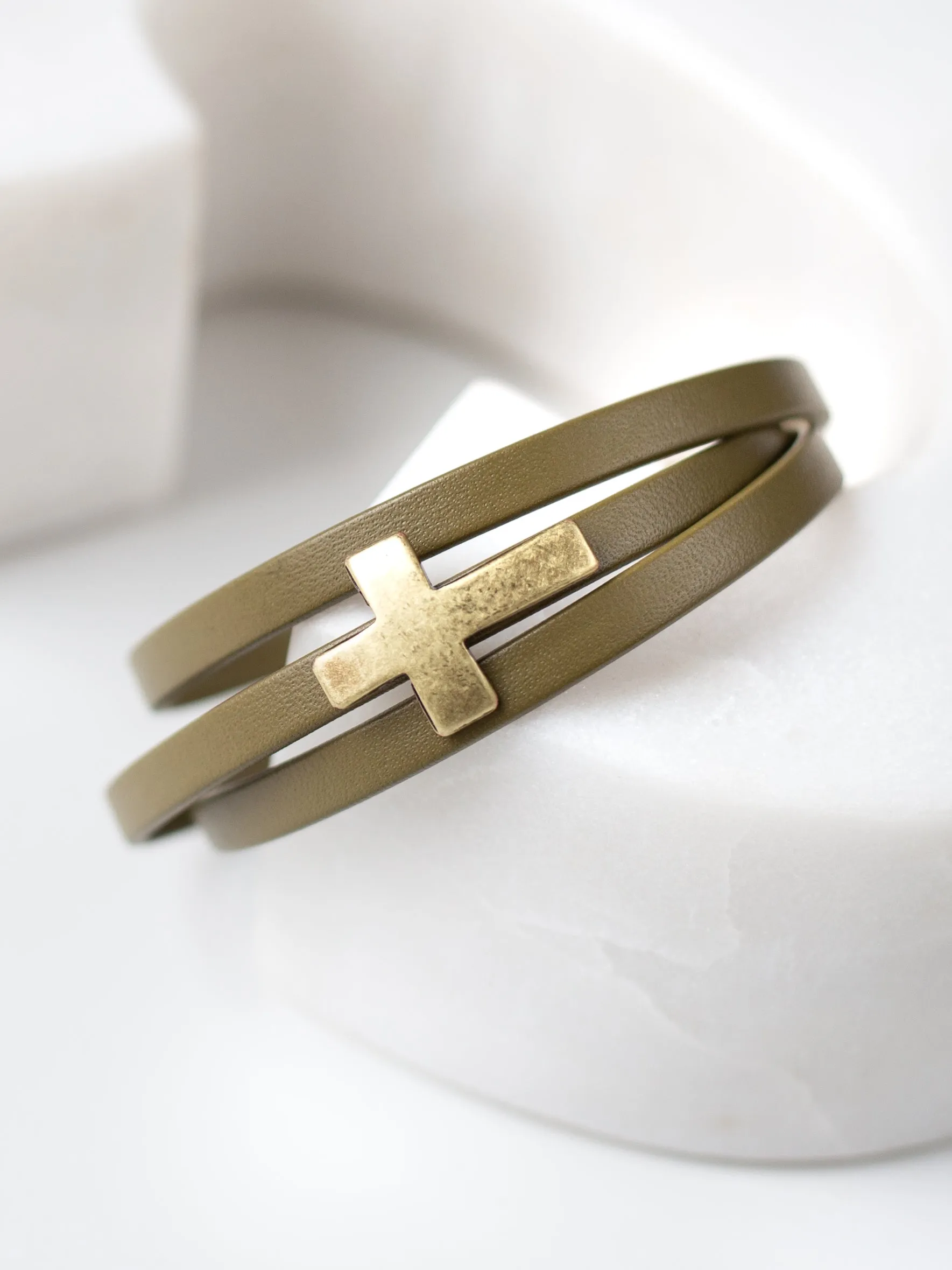 Cross Wrap Bracelet