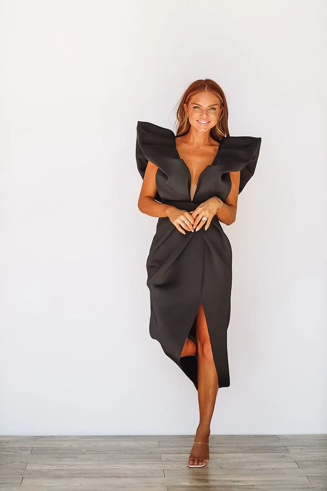 Crystal's Dynasty Dress - Black