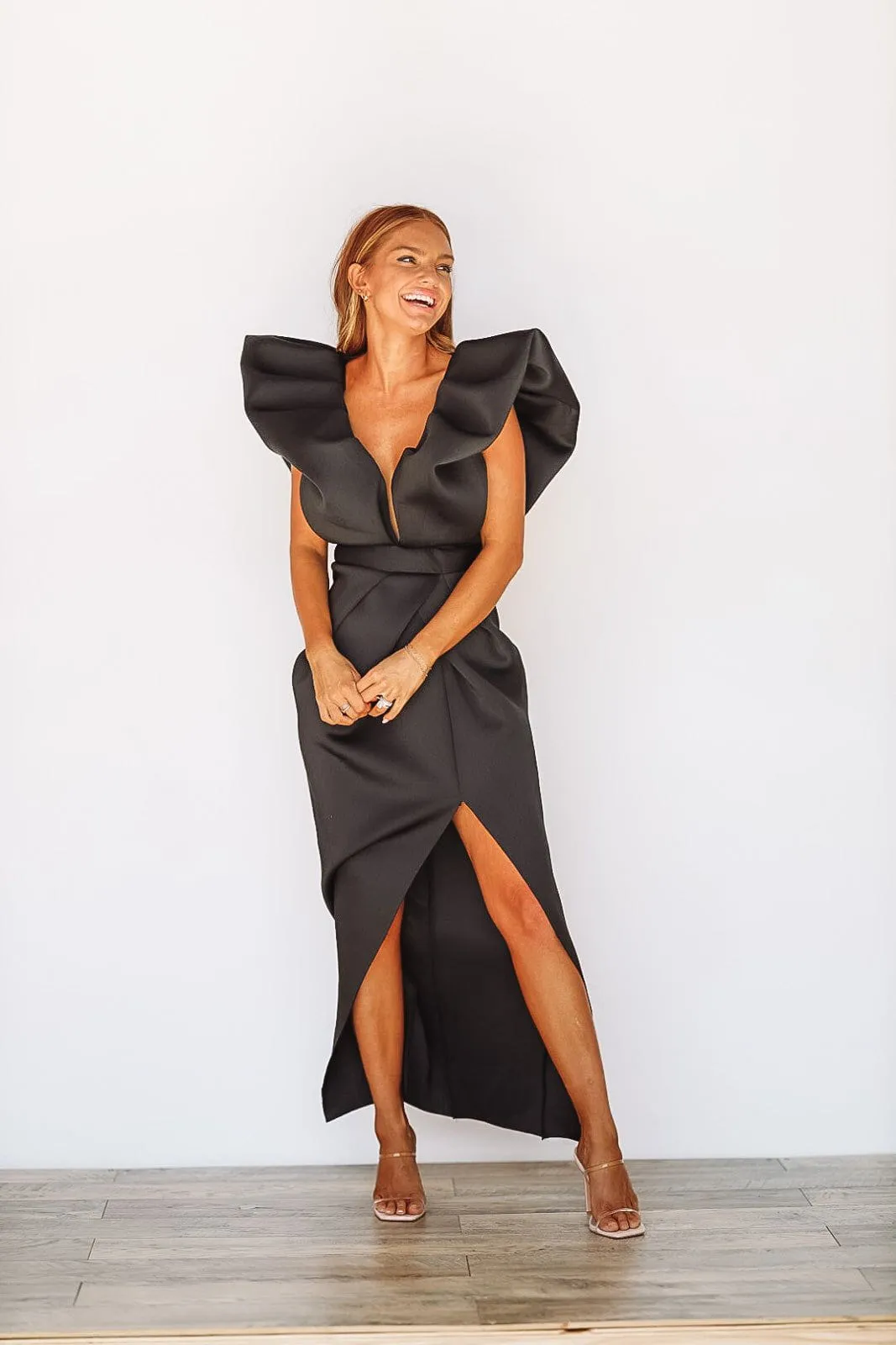Crystal's Dynasty Dress - Black
