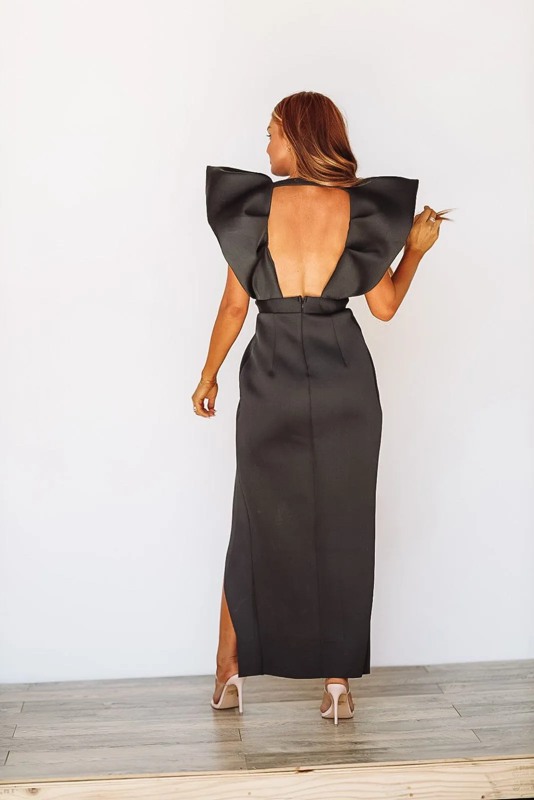 Crystal's Dynasty Dress - Black