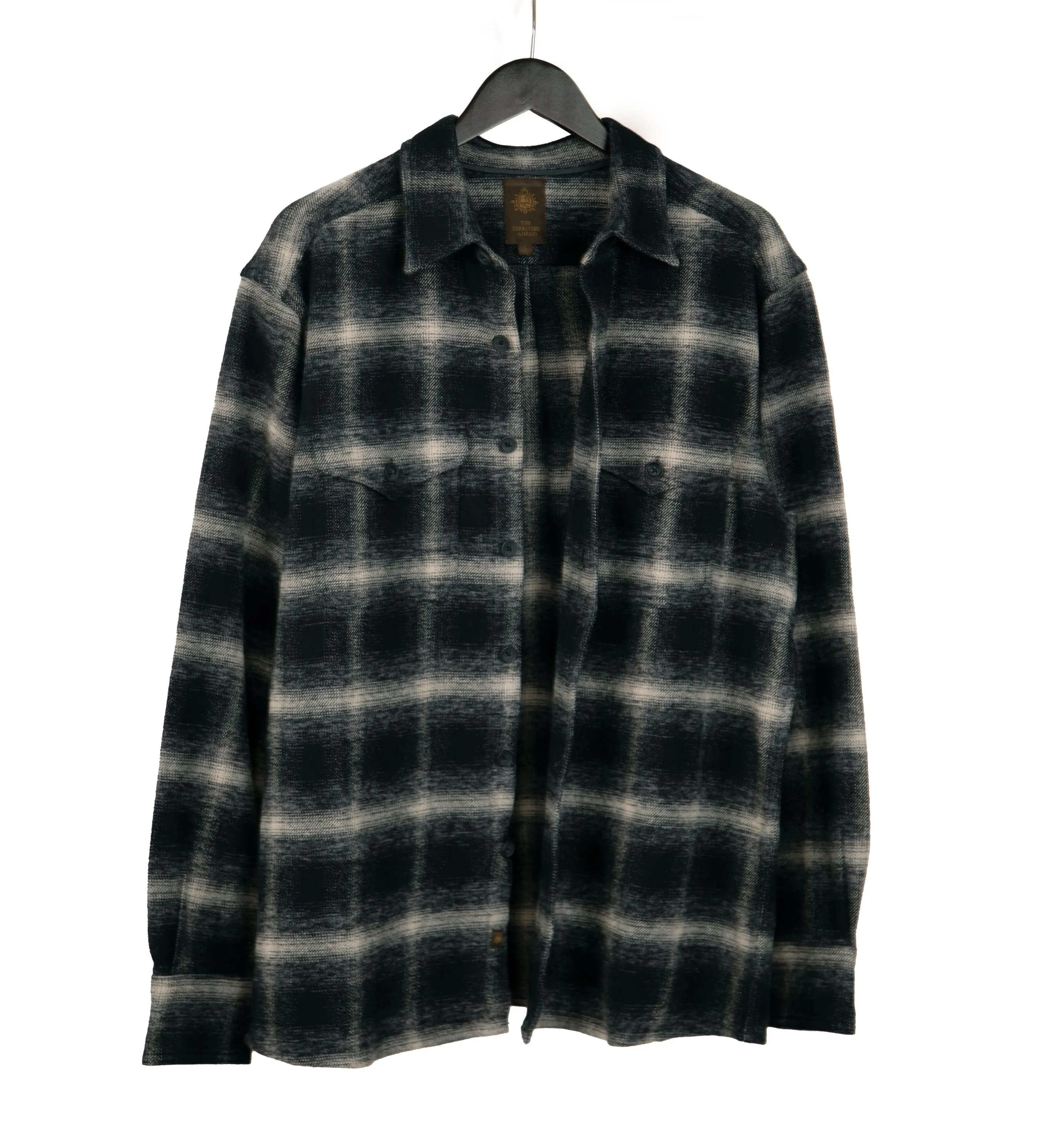 Dukes Up Ombre Plaid Shirt - Tall