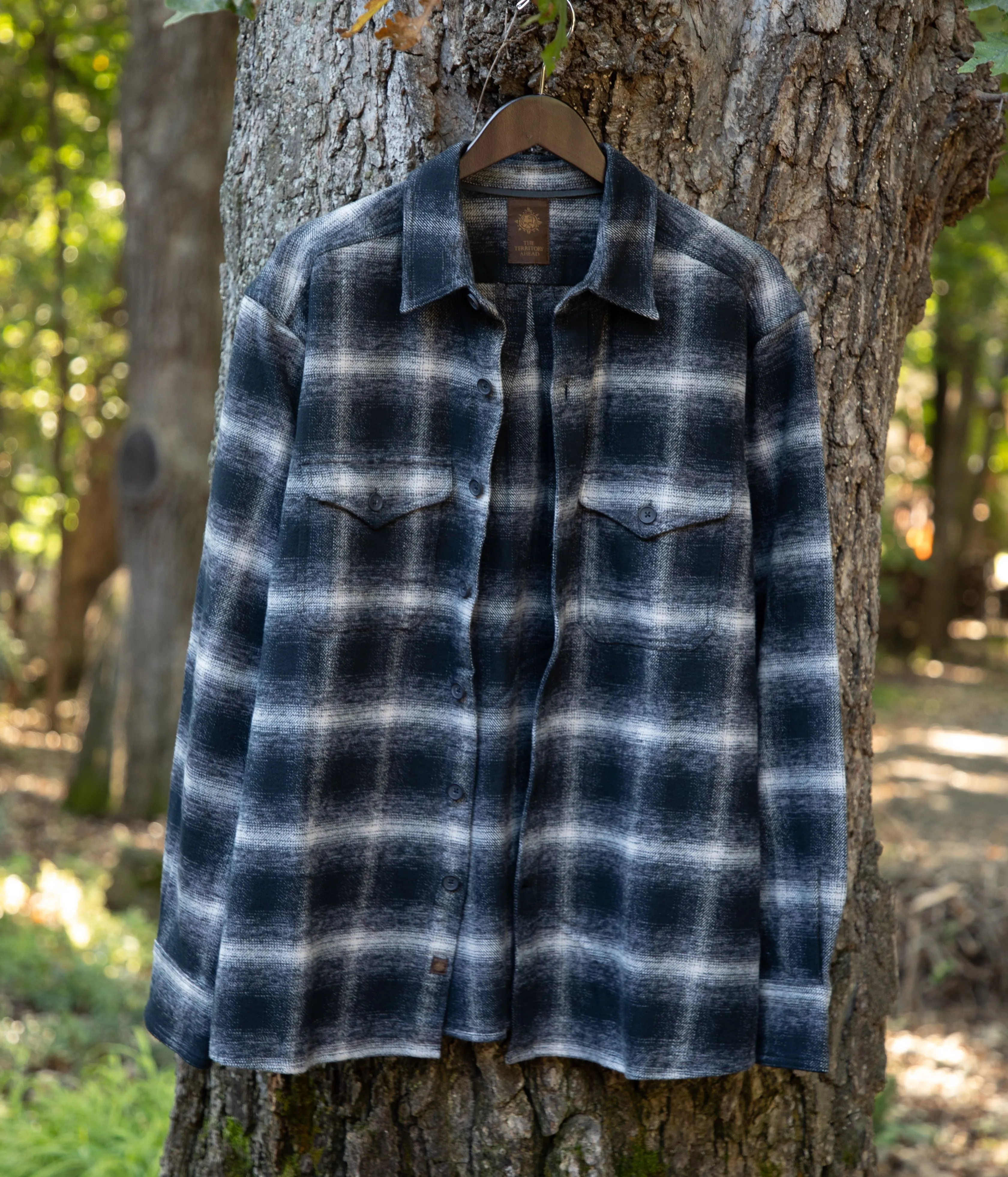 Dukes Up Ombre Plaid Shirt - Tall