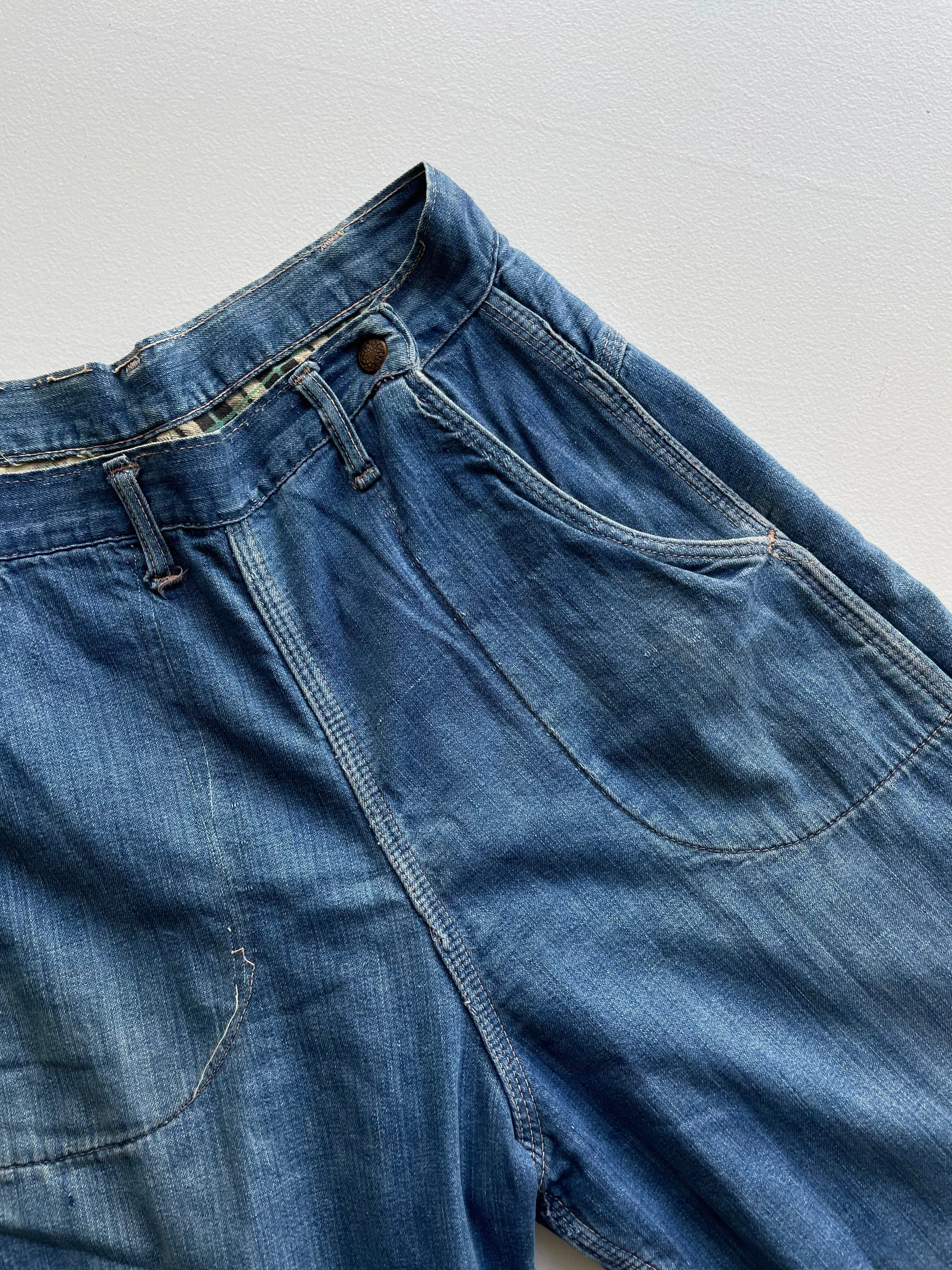 Flannel Lined Side Zips | 1940s