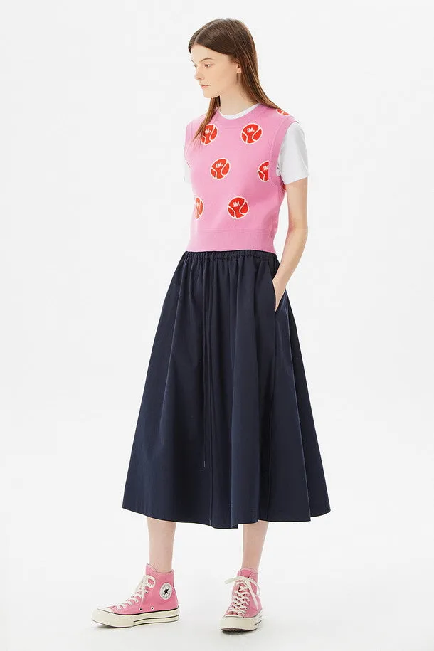 Flare Cotton Skirt