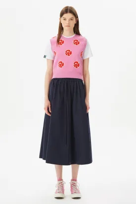 Flare Cotton Skirt