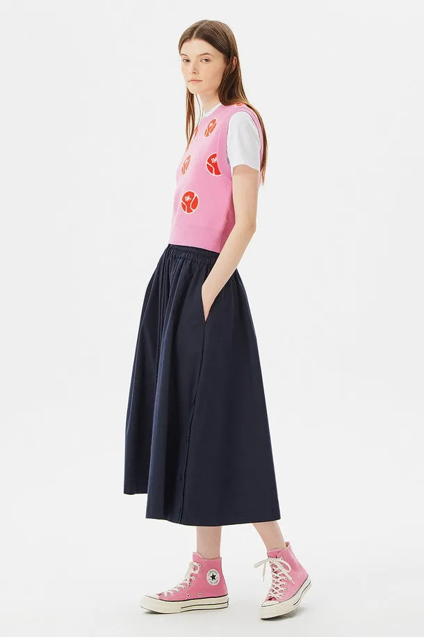 Flare Cotton Skirt