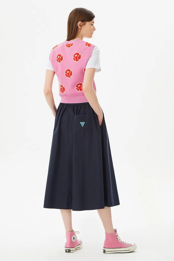 Flare Cotton Skirt