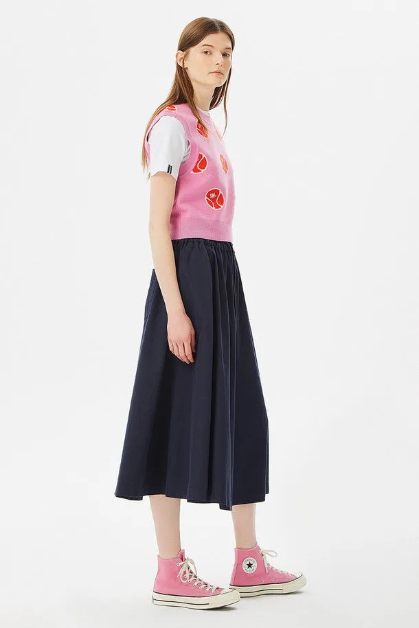 Flare Cotton Skirt