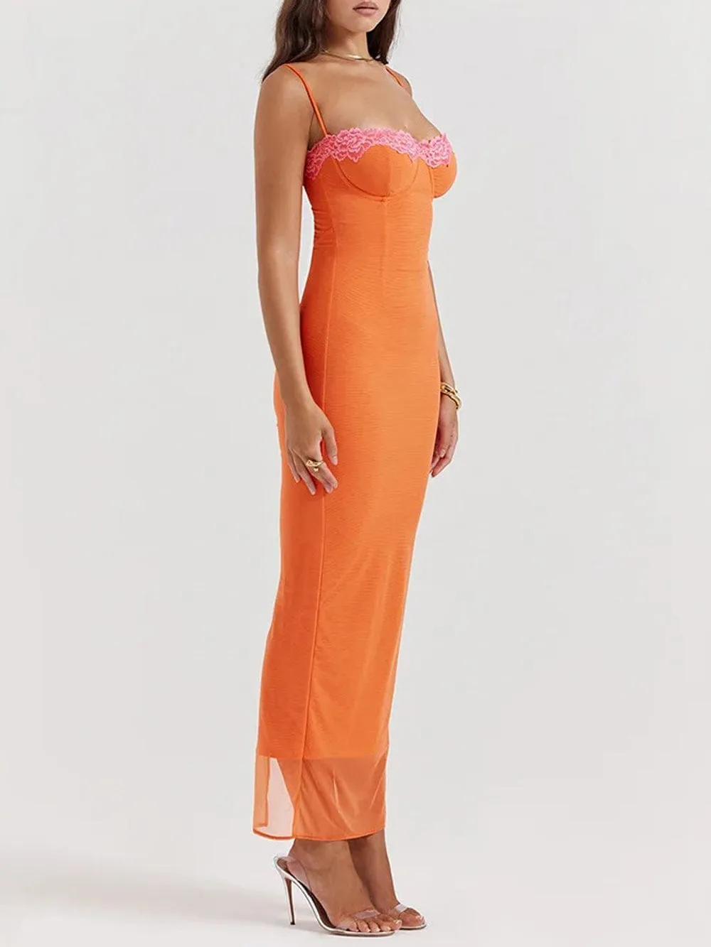 Francesca Bodycon Backless Maxi Dress