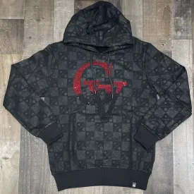 George V -  big gv logo hoodie (black)