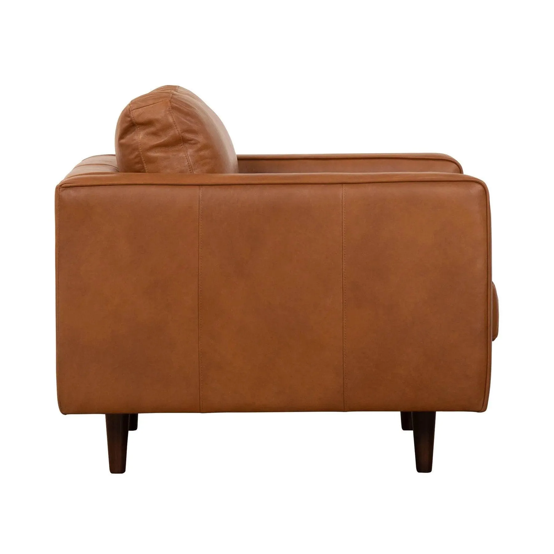 GEORGIA Genuine Leather Sectional Sofa - Oxford Spice