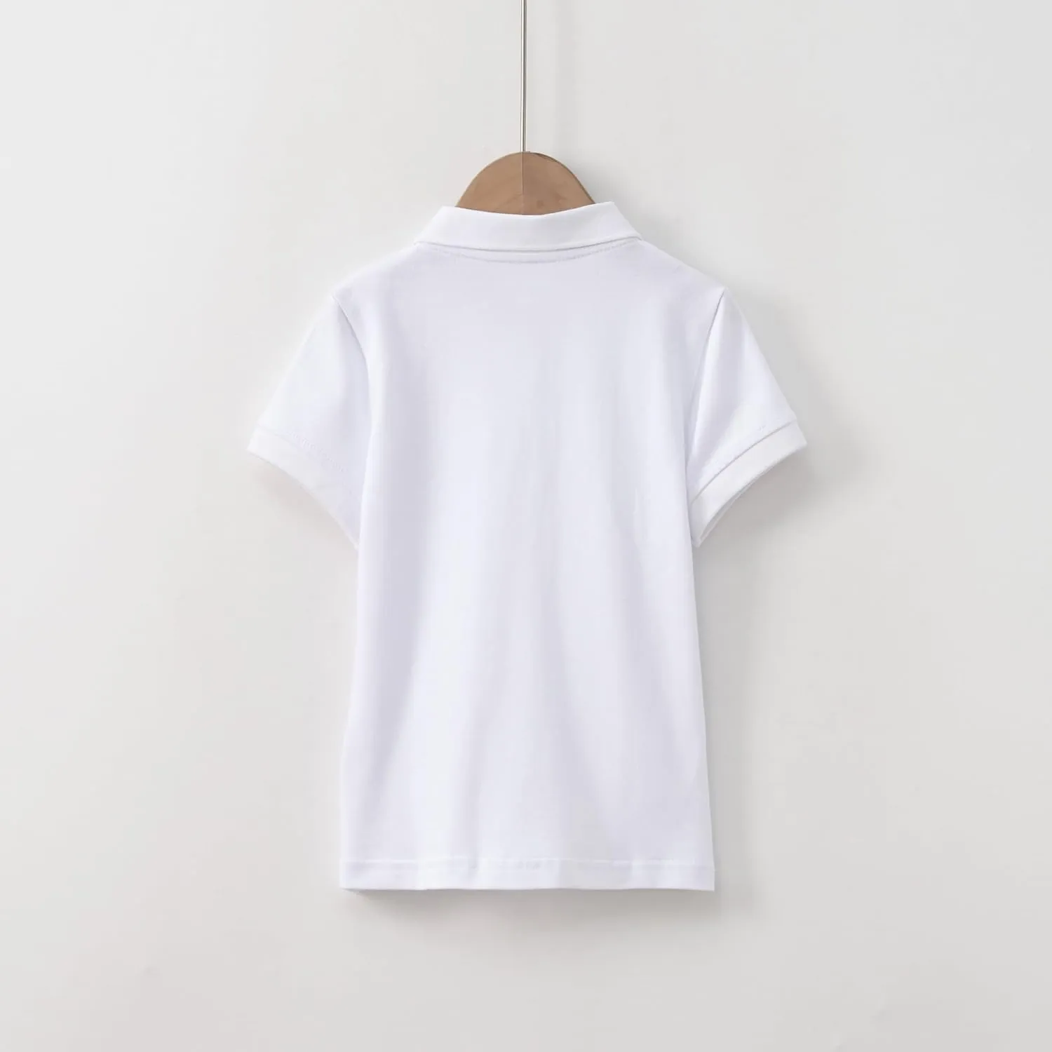 Girls Polo Shirt Short Sleeve Shirt for School Uniform Polo Shirts