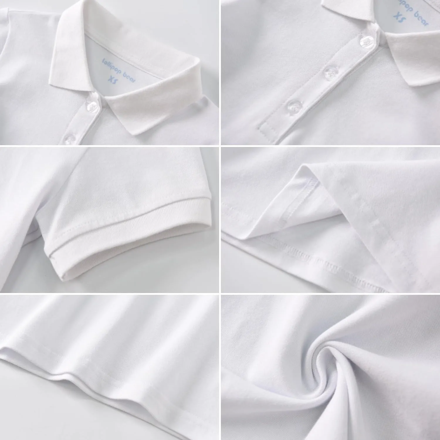 Girls Polo Shirt Short Sleeve Shirt for School Uniform Polo Shirts