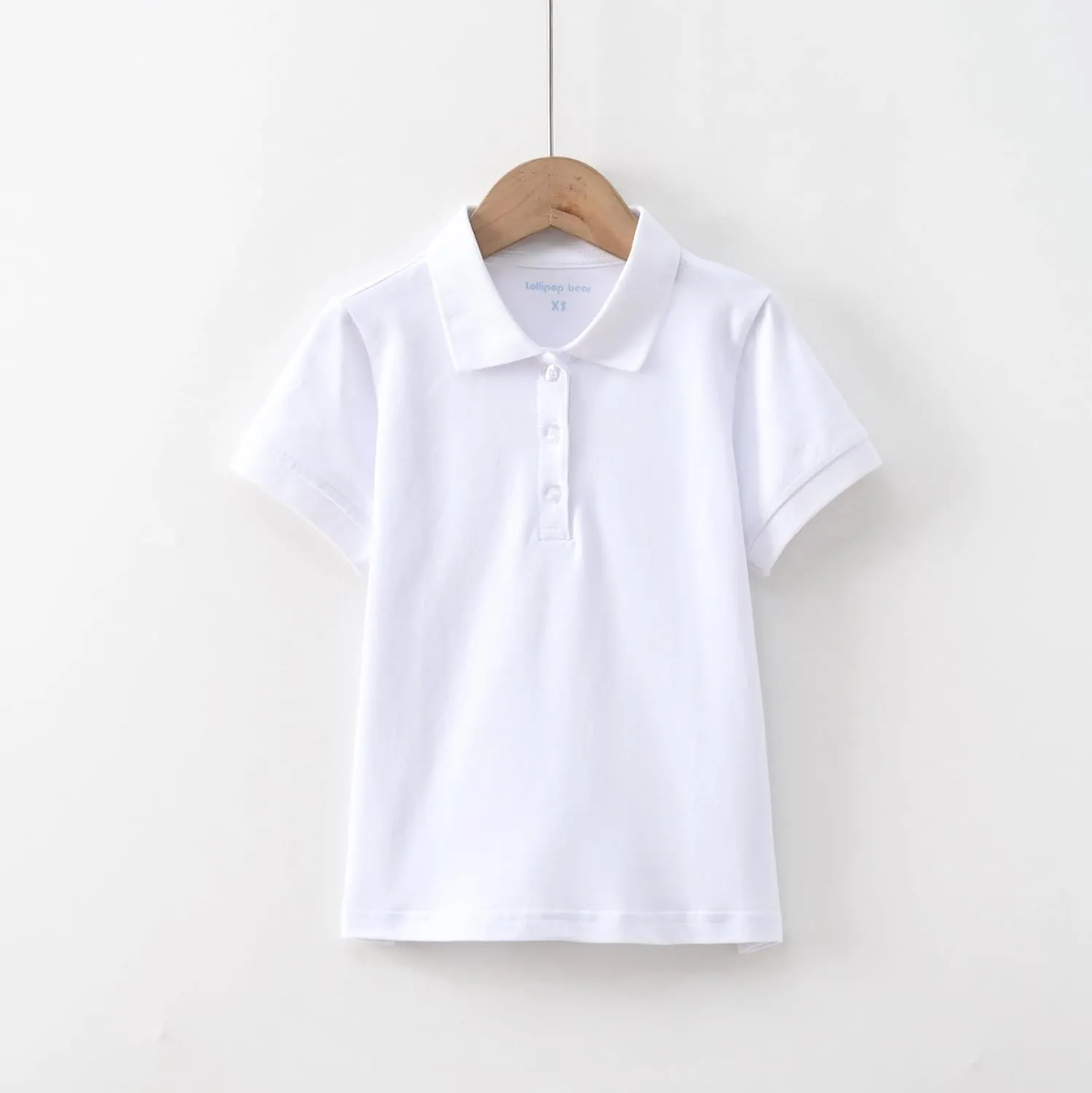 Girls Polo Shirt Short Sleeve Shirt for School Uniform Polo Shirts