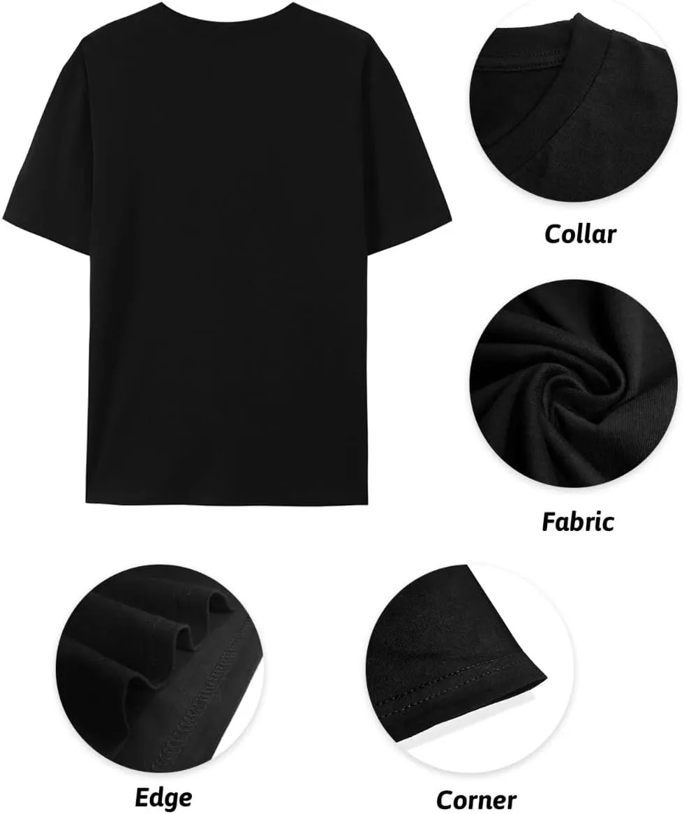 Graphic T Shirts for Women, Boho Abstract Flower Cotton Girls Tees Short Sleeve Crewneck Summer Gym Casual Tops