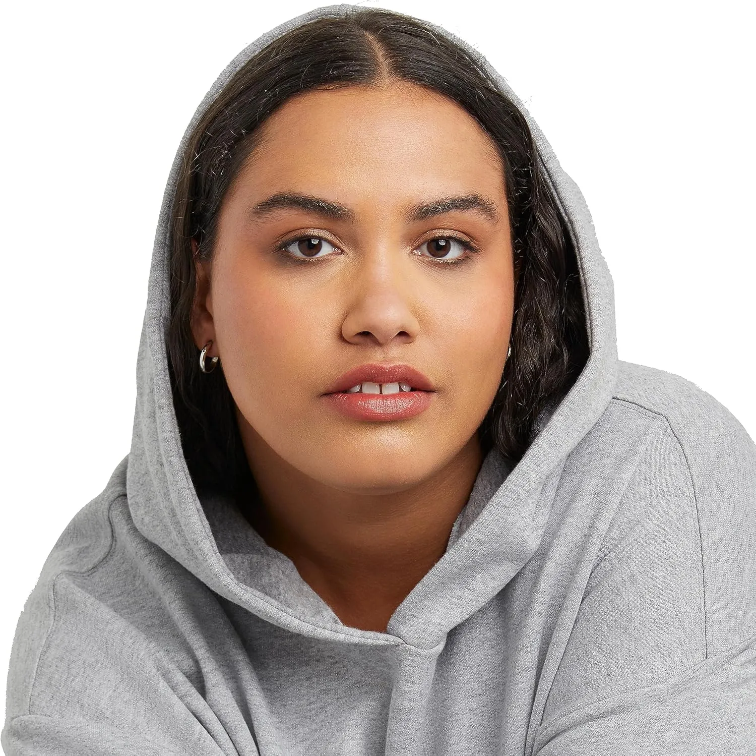 Hanes Women's Ecosmart Plus Size Fleece Hoodie, Midweight Sweatshirt For Women, Kanga Pocket