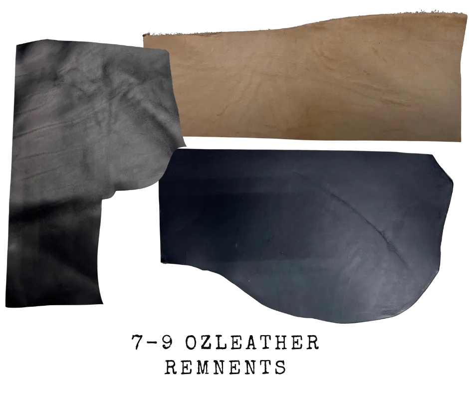 Heavy Leather Panel Pieces/Remnants