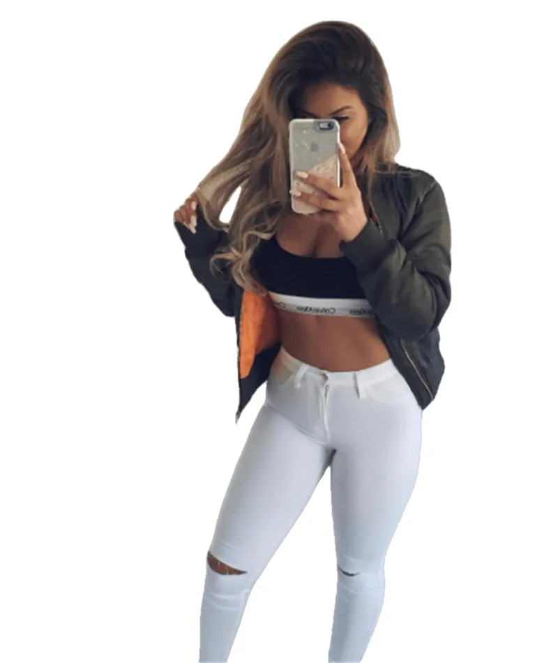 High Waist Skinny Fashion Boyfriend Jeans