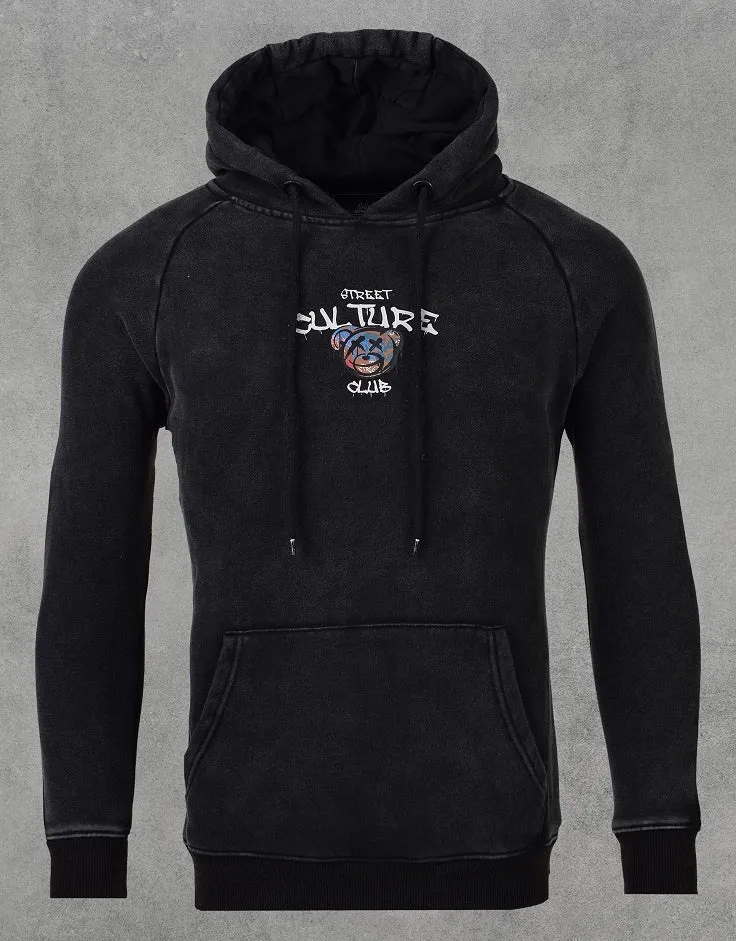 Hoodie Graffiti Washed