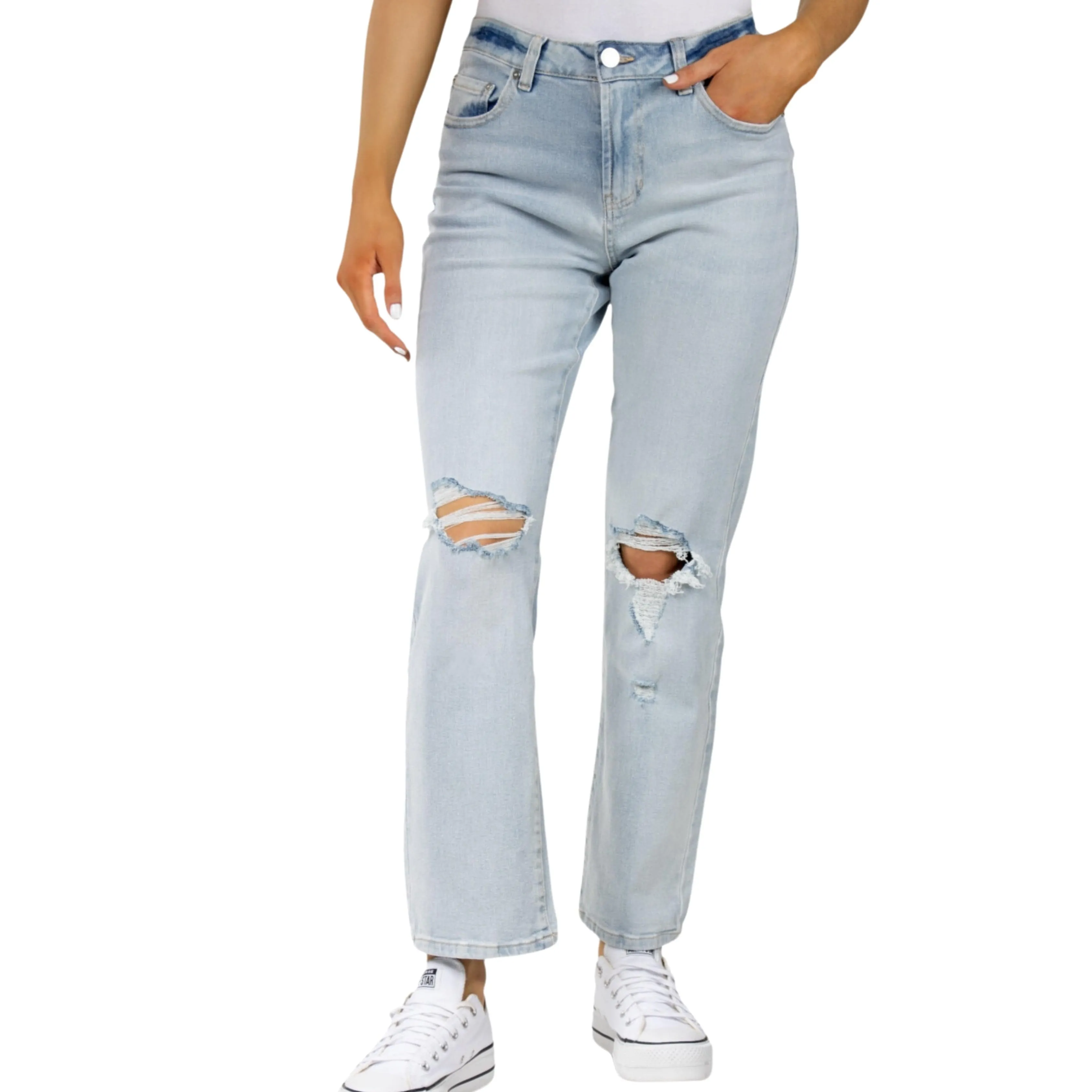 INDIGO REIN - Ripped Jeans