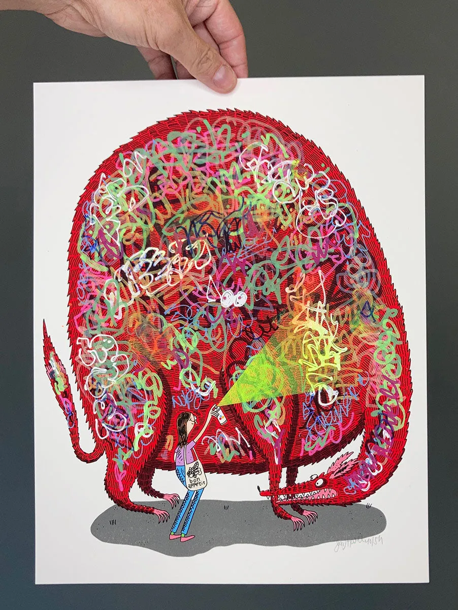 Jay Howell: Big Red Graffiti Dog