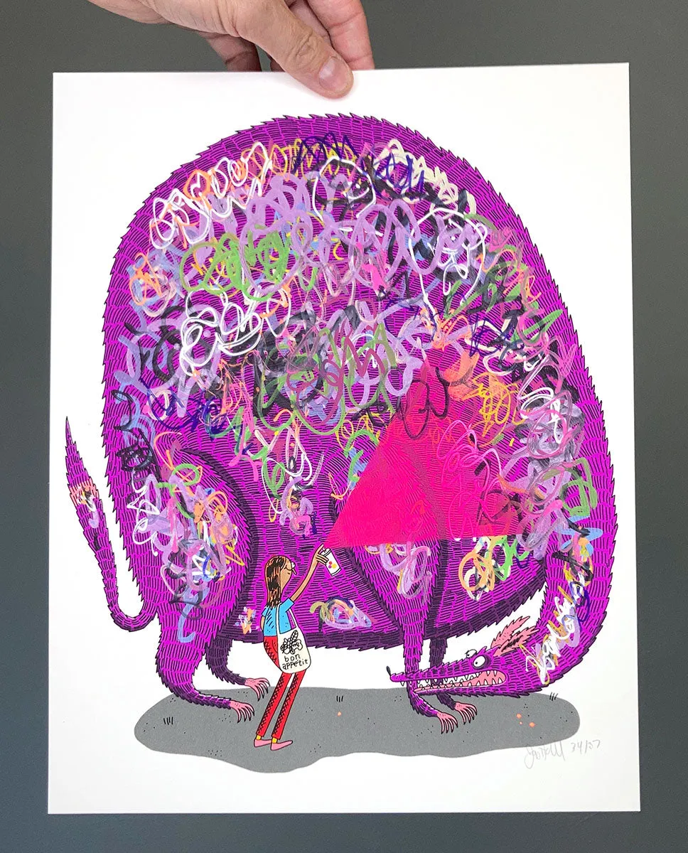 Jay Howell: Big Red Graffiti Dog